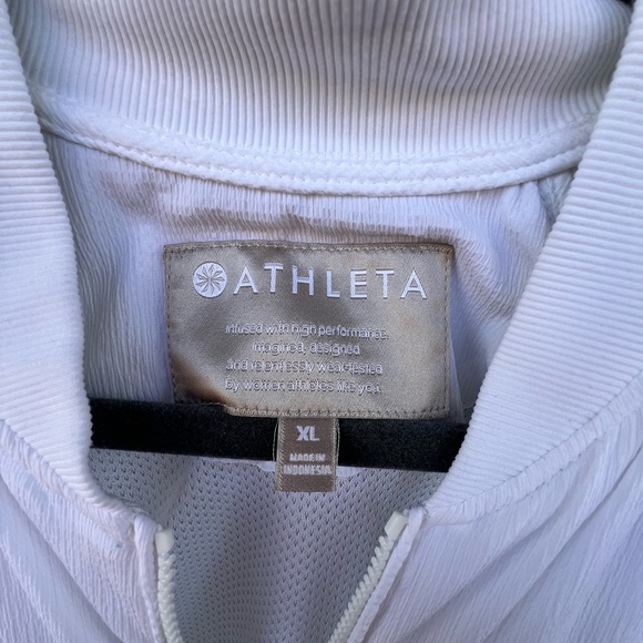 Athleta Amalfi UPF Bomber | Sheer White | Size XL - Picture 3 of 11